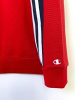 Red crew with sleeve stripe - Image 4