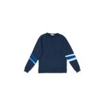 Navy Blue Crew with Stripes