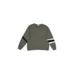 Khaki Crew with Camo Stripe