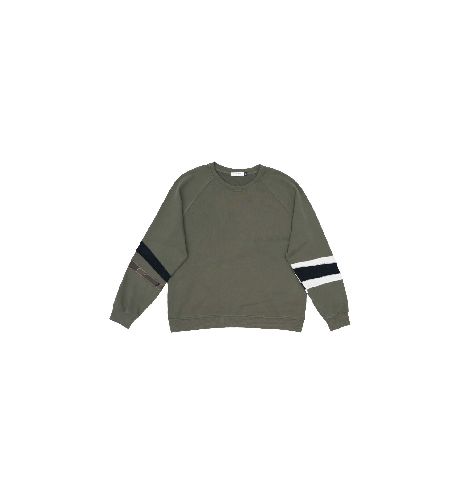 Khaki Crew with Camo Stripe - Image 1