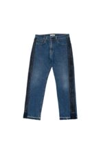 Dark Blue Denim with Sport Stripe