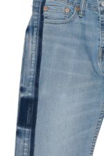 Mid Blue Denim with Sport Stripe - Image 3
