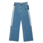 Mid Blue Denim with Side Panel
