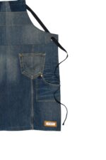 Back Tie Denim Apron - Image 2